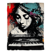 Her Fingers Sing Stories Duvet Cover - Beyond T-shirts